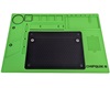 ESD Silicone Soldering Mat - Black with Green Base